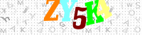 Blue Captcha Image