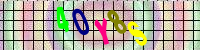 Blue Captcha Image