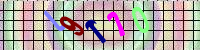 Blue Captcha Image