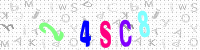Blue Captcha Image