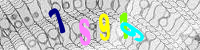 Blue Captcha Image