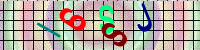 Blue Captcha Image