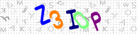 Blue Captcha Image
