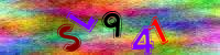 Blue Captcha Image
