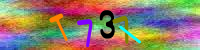 Blue Captcha Image
