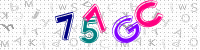 Blue Captcha Image