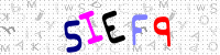 Blue Captcha Image