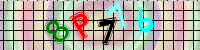 Blue Captcha Image