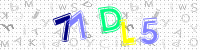 Blue Captcha Image