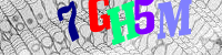 Blue Captcha Image