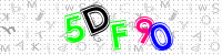 Blue Captcha Image