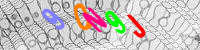 Blue Captcha Image