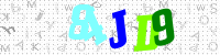 Blue Captcha Image