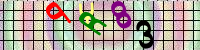 Blue Captcha Image