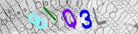 Blue Captcha Image