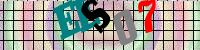 Blue Captcha Image