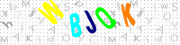 Blue Captcha Image