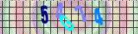 Blue Captcha Image