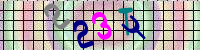 Blue Captcha Image