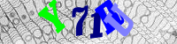 Blue Captcha Image