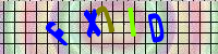Blue Captcha Image