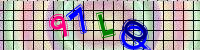Blue Captcha Image