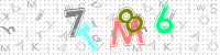 Blue Captcha Image