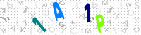 Blue Captcha Image