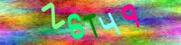Blue Captcha Image