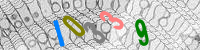 Blue Captcha Image