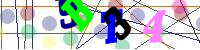 Blue Captcha Image