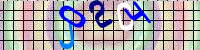 Blue Captcha Image