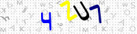 Blue Captcha Image