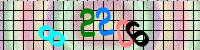 Blue Captcha Image