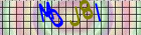 Blue Captcha Image