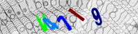 Blue Captcha Image