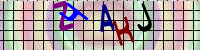Blue Captcha Image