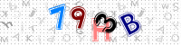 Blue Captcha Image