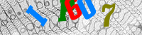 Blue Captcha Image