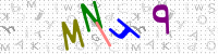 Blue Captcha Image