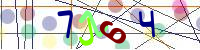 Blue Captcha Image