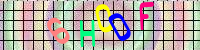 Blue Captcha Image