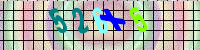 Blue Captcha Image