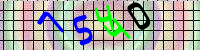 Blue Captcha Image